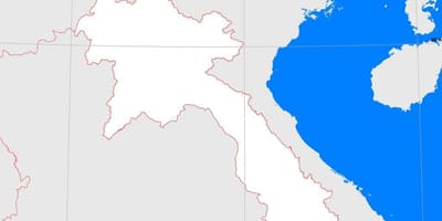 Zemljevid laos oris